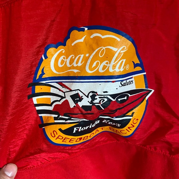 Coca Cola Vintage Red Speedboat Graphic Sweater - Picture 5 of 14